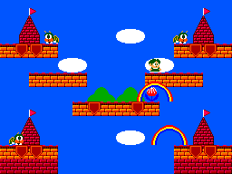 Rainbow Islands - The Story of Bubble Bobble 2 (Brazil) In game screenshot